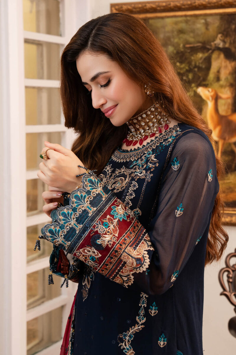 Imrozia I-201 Husn Noor Jahan Embroidered Chiffon