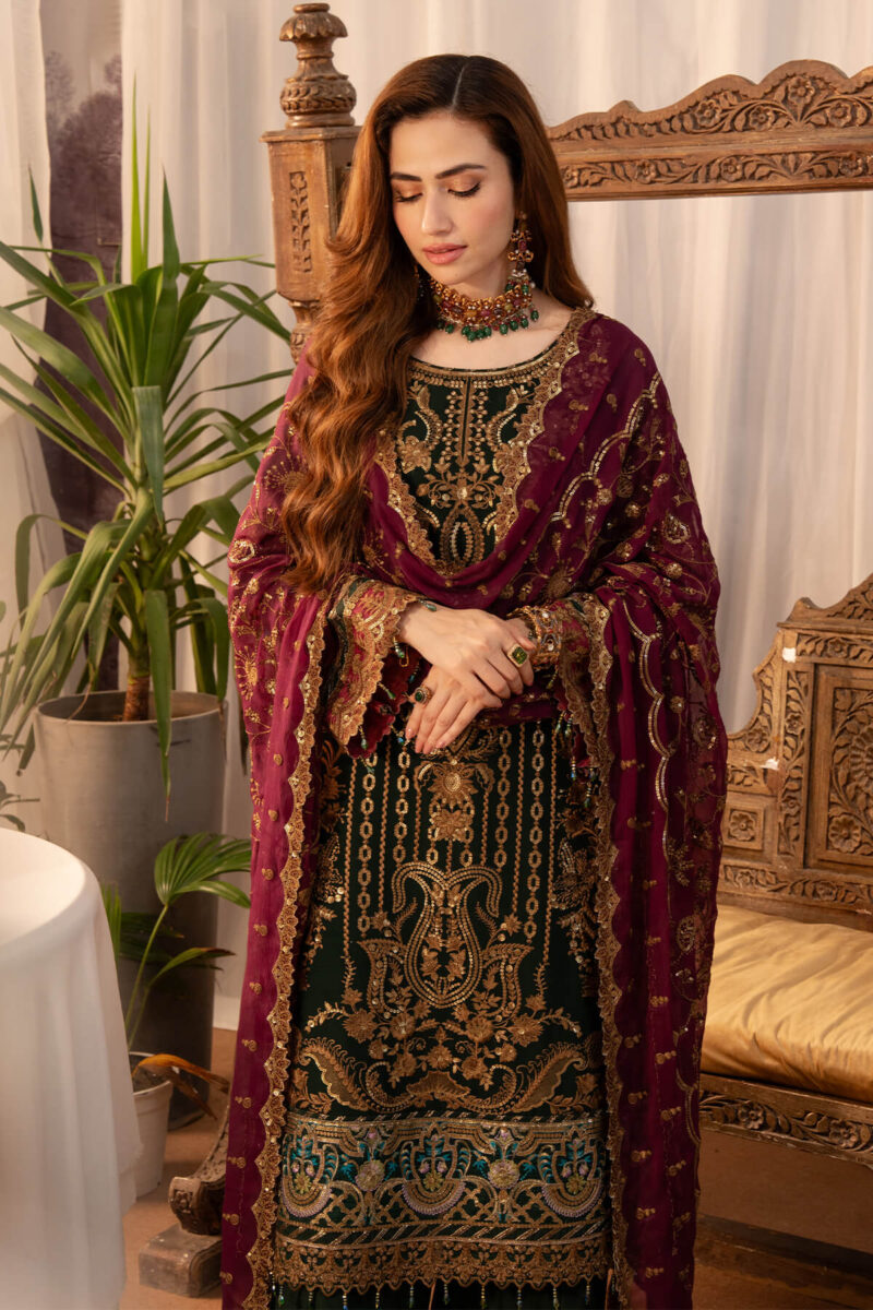 Imrozia I-204 Mehak Noor Jahan Embroidered Chiffon