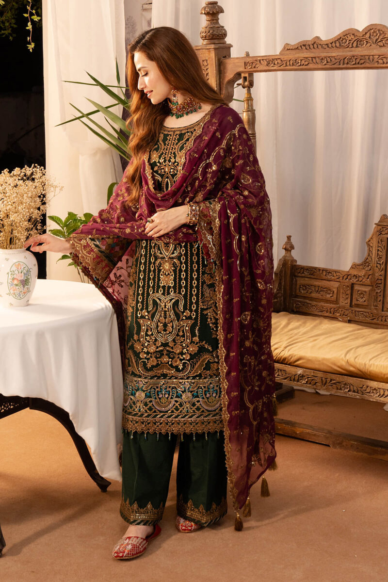 Imrozia I-204 Mehak Noor Jahan Embroidered Chiffon