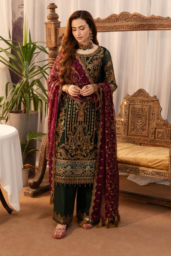 Imrozia I-204 Mehak Noor Jahan Embroidered Chiffon