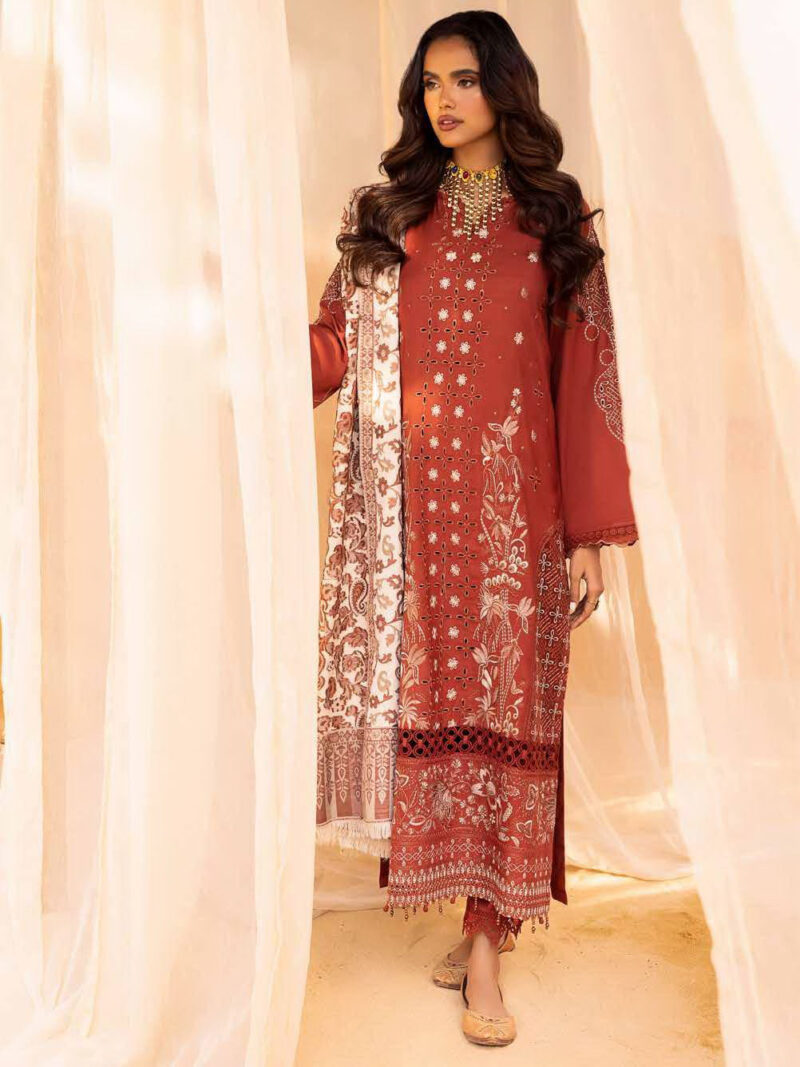 Nureh Ne-66 Nureh Exclusive Embroidered Dhanak Collection