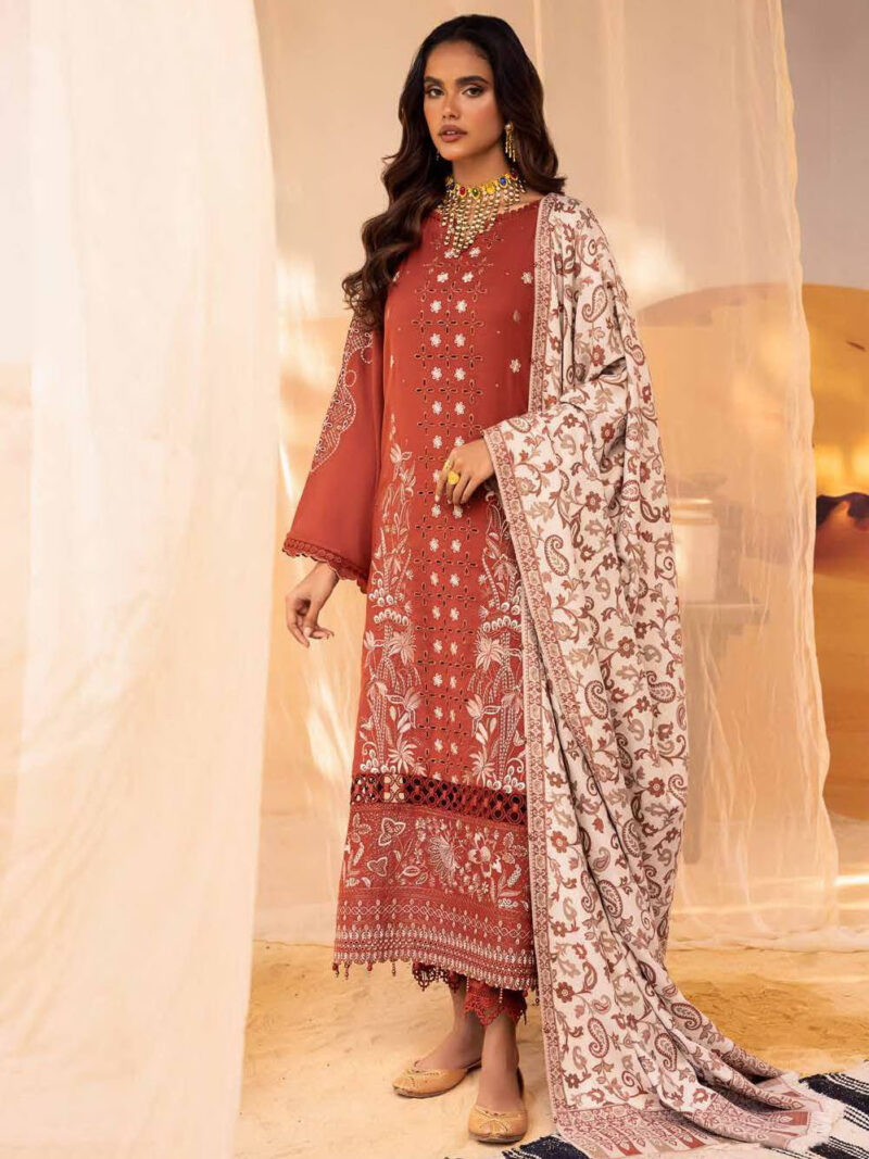 Nureh Ne-66 Nureh Exclusive Embroidered Dhanak Collection