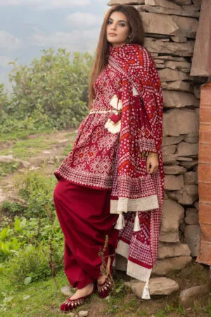 Gul Ahmed K-42002 Printed Khaddar