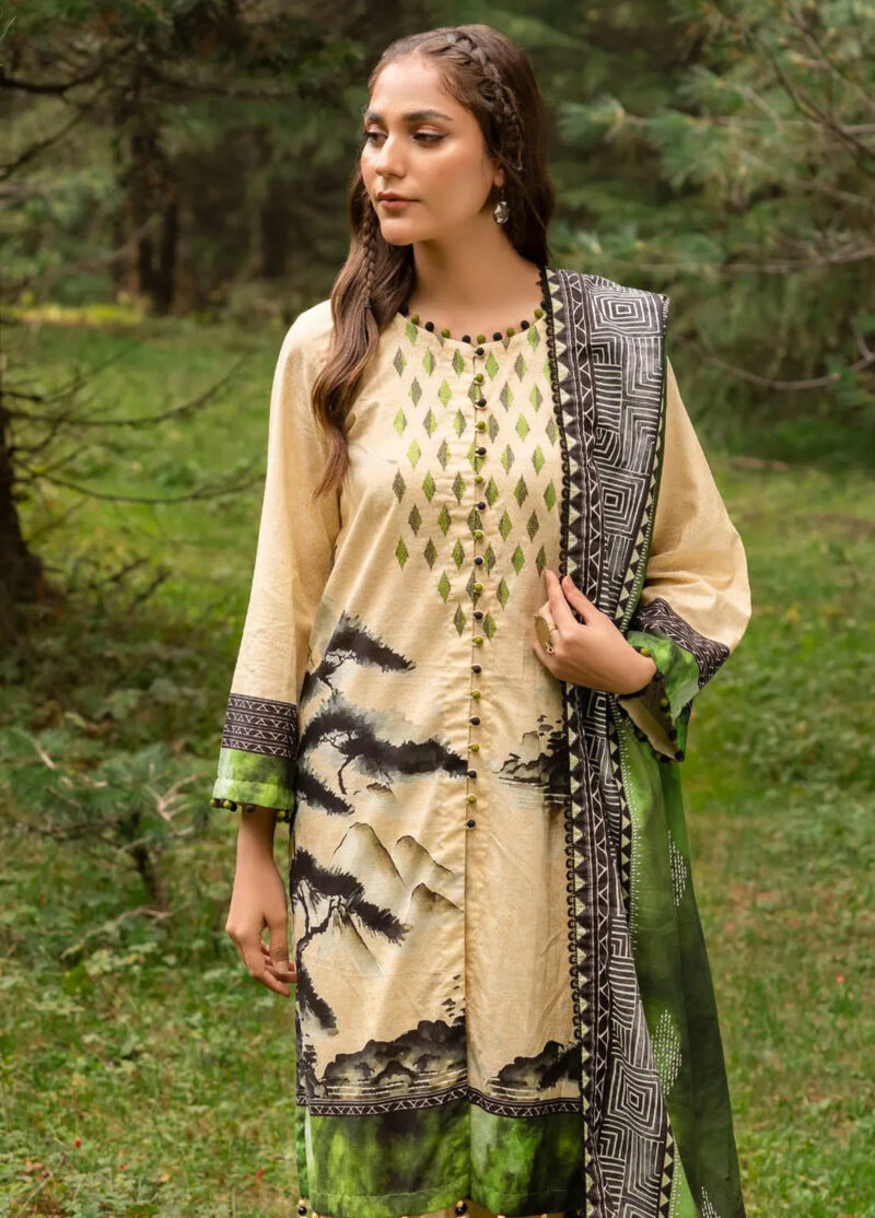 Gul Ahmed K-42013 Embroidered Khaddar Collection