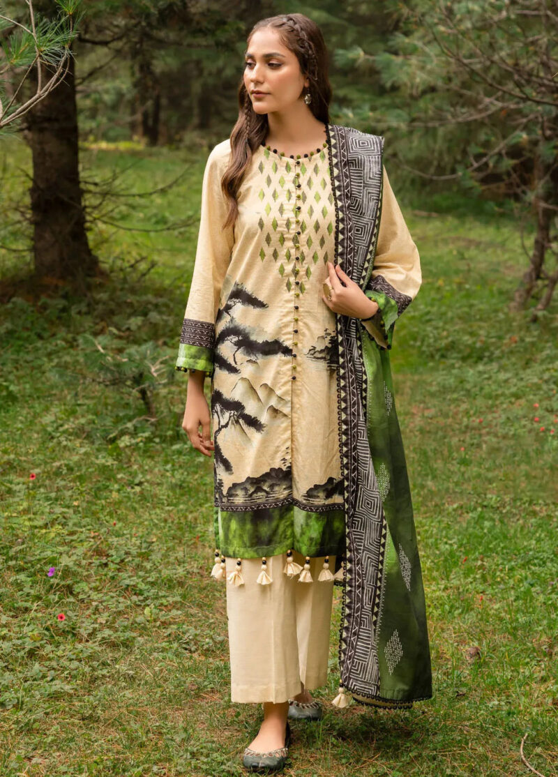 Gul Ahmed K-42013 Embroidered Khaddar Collection