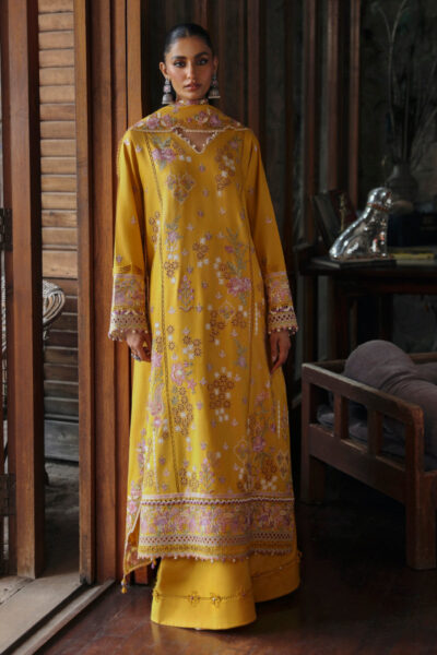 Qalamkar Lm-04 Sinsead Qlinekari Embroidered Linen Collection