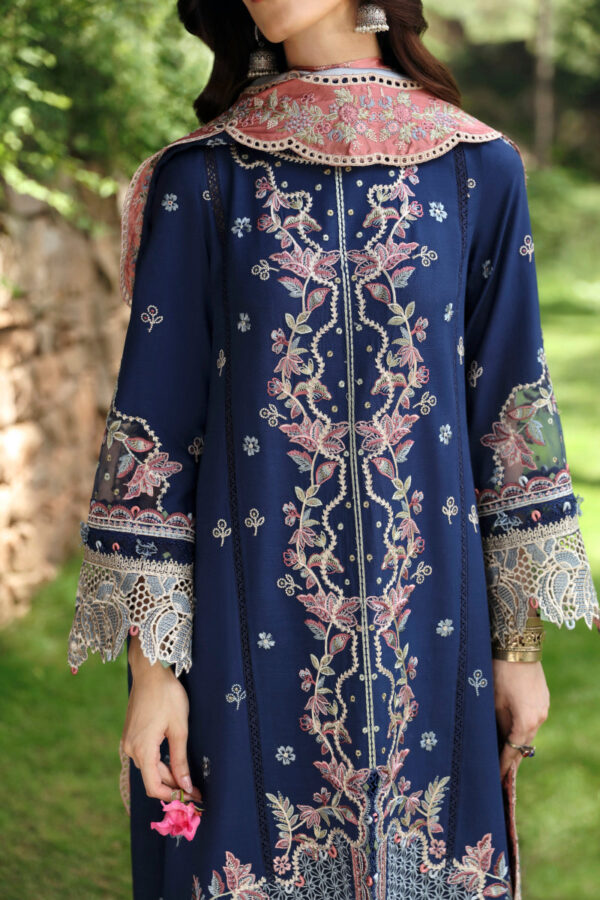 Qalamkar Lm-06 Cadhla Qlinekari Embroidered Linen Collection