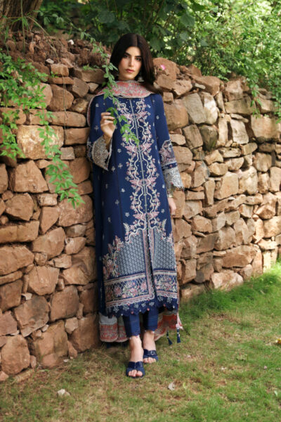 Qalamkar Lm-06 Cadhla Qlinekari Embroidered Linen Collection