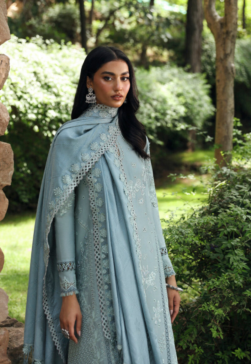 Qalamkar Lm-08 Neala Qlinekari Embroidered Linen Collection