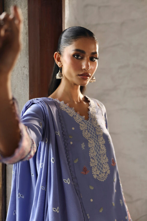 Qalamkar Lm-09 Lorna Qlinekari Embroidered Linen Collection