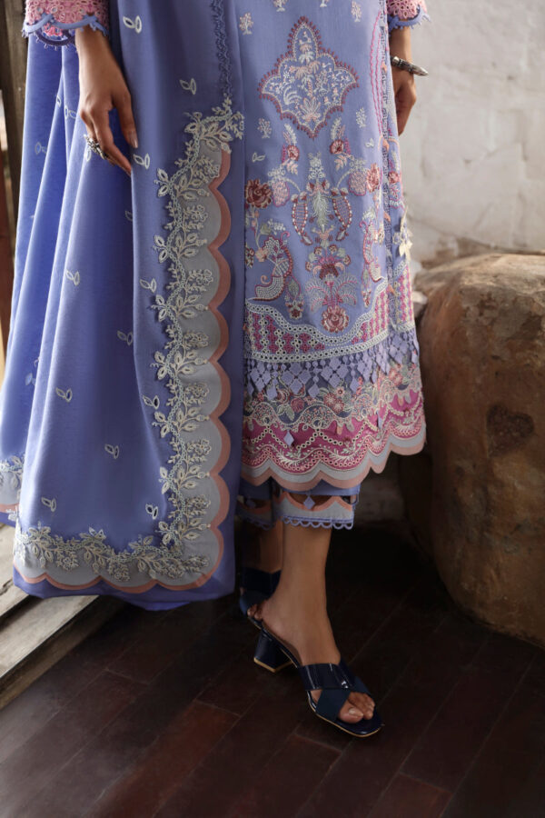 Qalamkar Lm-09 Lorna Qlinekari Embroidered Linen Collection