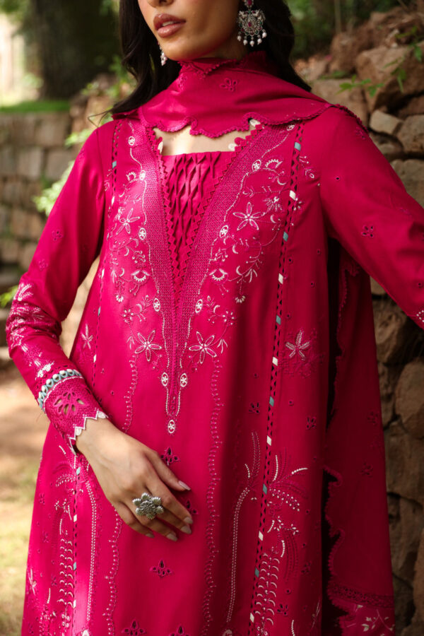 Qalamkar Lm-13 Tara Qlinekari Embroidered Linen Collection