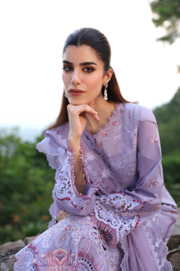 Qalamkar Lm-14 Maeve Qlinekari Embroidered Linen Collection