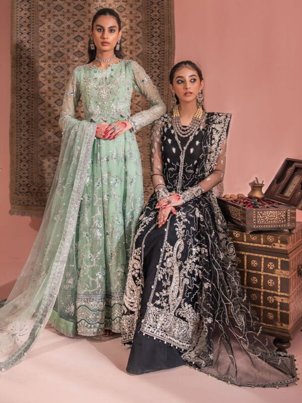 Aik Atelier Look-05 Wedding Festive Embroidered Chiffon