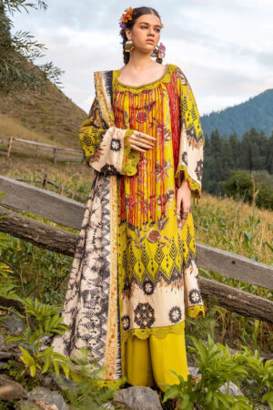 Gul Ahmed Lt-42012 Printed Linen Collection