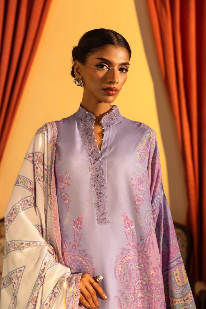 Sana Safinaz D-16b Muzlin Embroidered Linen Collection