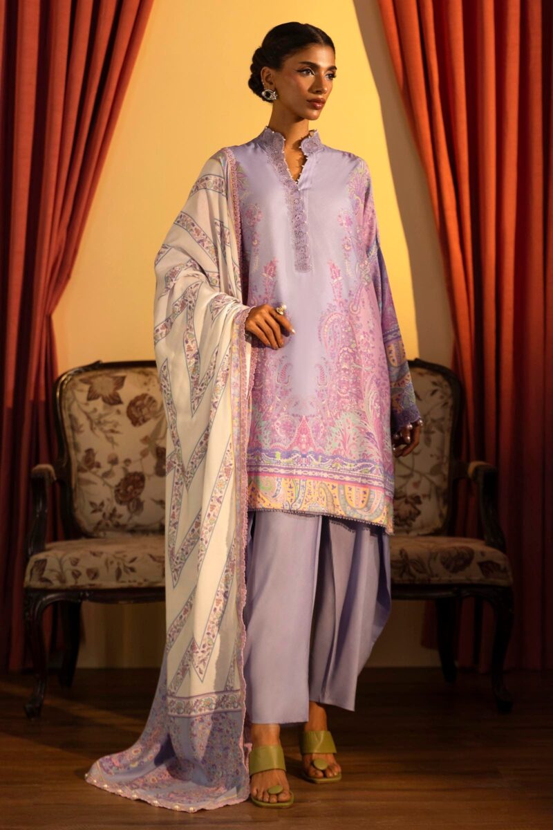 Sana Safinaz D-16b Muzlin Embroidered Linen Collection