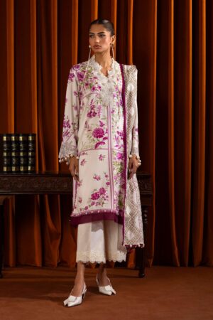 Sana Safinaz D-24a Muzlin Embroidered Linen Collection