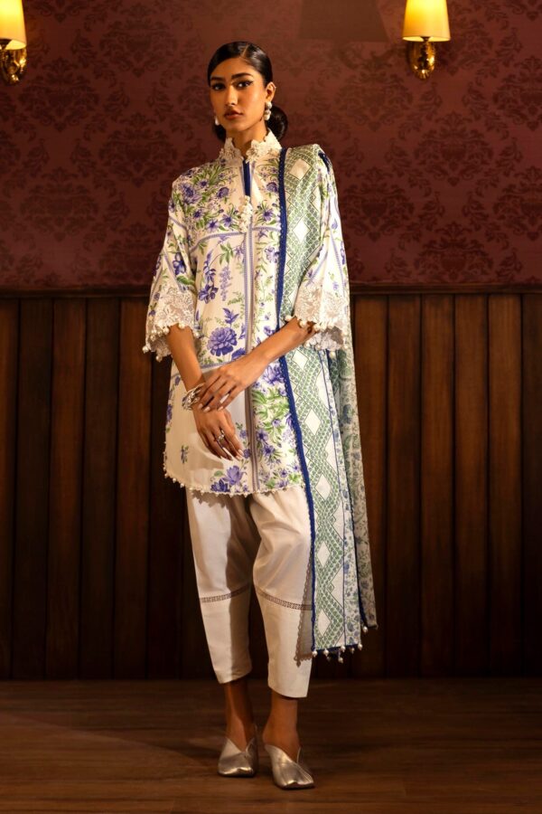 Sana Safinaz D-24B Muzlin Embroidered Linen Collection