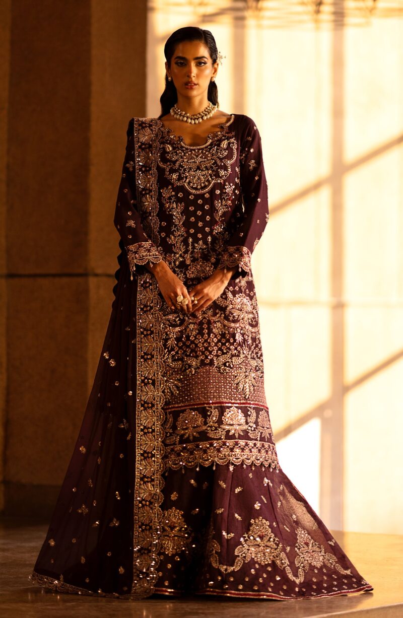 Emaan Adeel Adiba Casabella Embroidered Chiffon