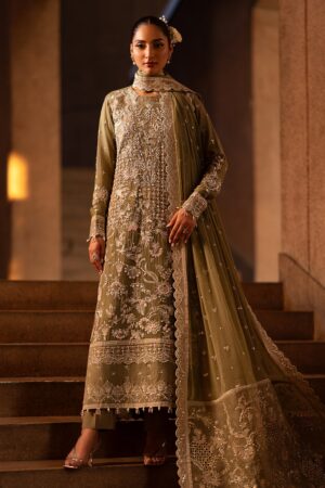 Emaan Adeel Liora Casabella Embroidered Chiffon