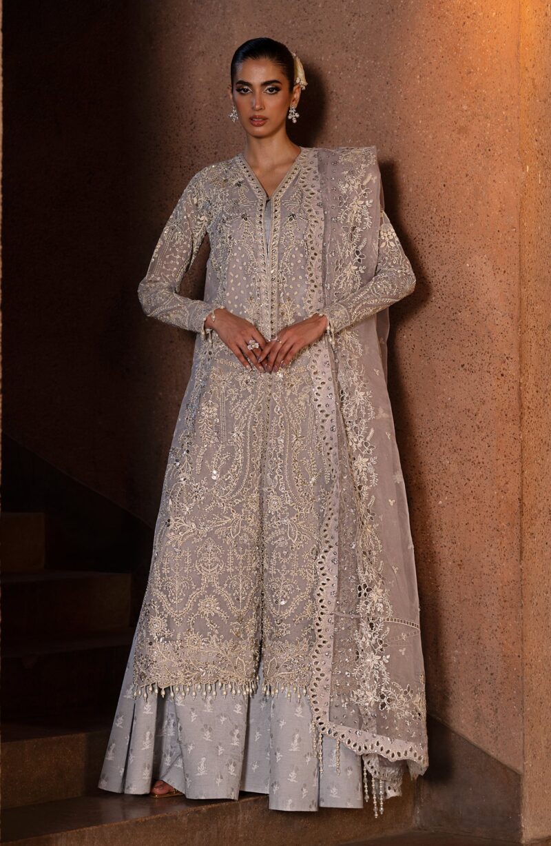 Emaan Adeel Marina Casabella Embroidered Organza