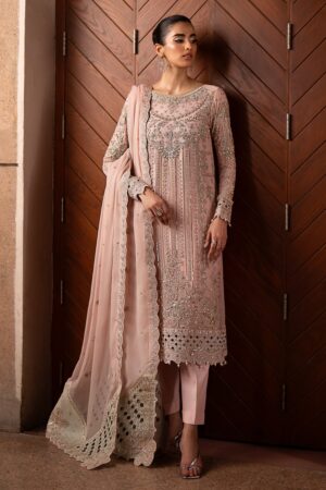 Emaan Adeel Kaylin Casabella Embroidered Chiffon