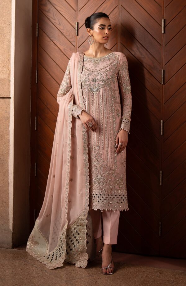 Emaan Adeel Kaylin Casabella Embroidered Chiffon