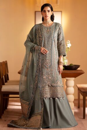 Emaan Adeel Roheen Romansiyyah Embroidered Organza