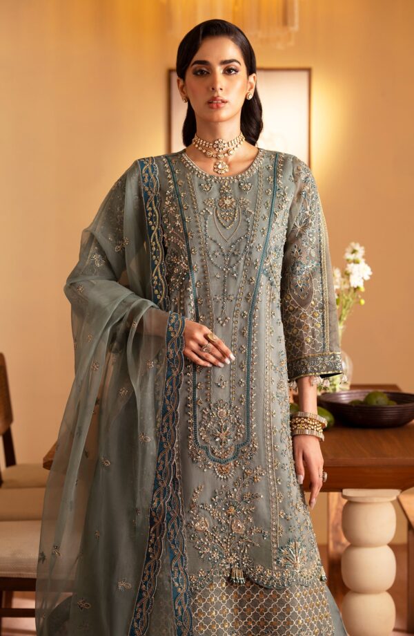 Emaan Adeel Roheen Romansiyyah Embroidered Organza