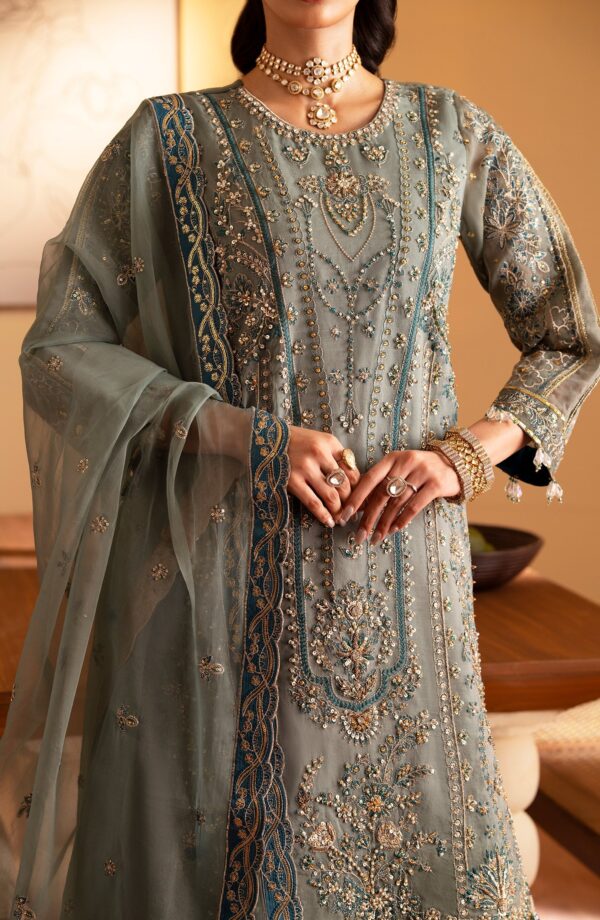 Emaan Adeel Roheen Romansiyyah Embroidered Organza