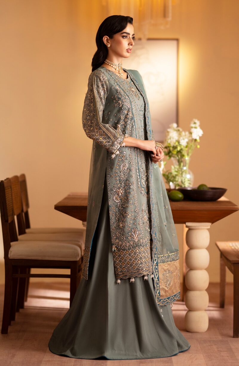 Emaan Adeel Roheen Romansiyyah Embroidered Organza