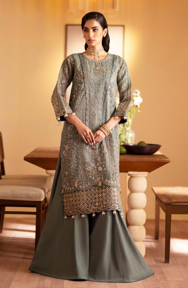 Emaan Adeel Roheen Romansiyyah Embroidered Organza