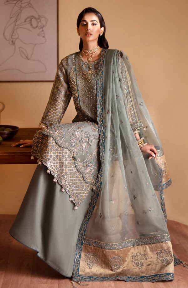 Emaan Adeel Roheen Romansiyyah Embroidered Organza