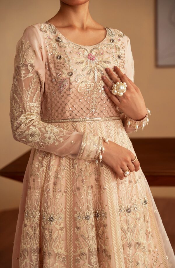 Emaan Adeel Faatin Romansiyyah Embroidered Organza