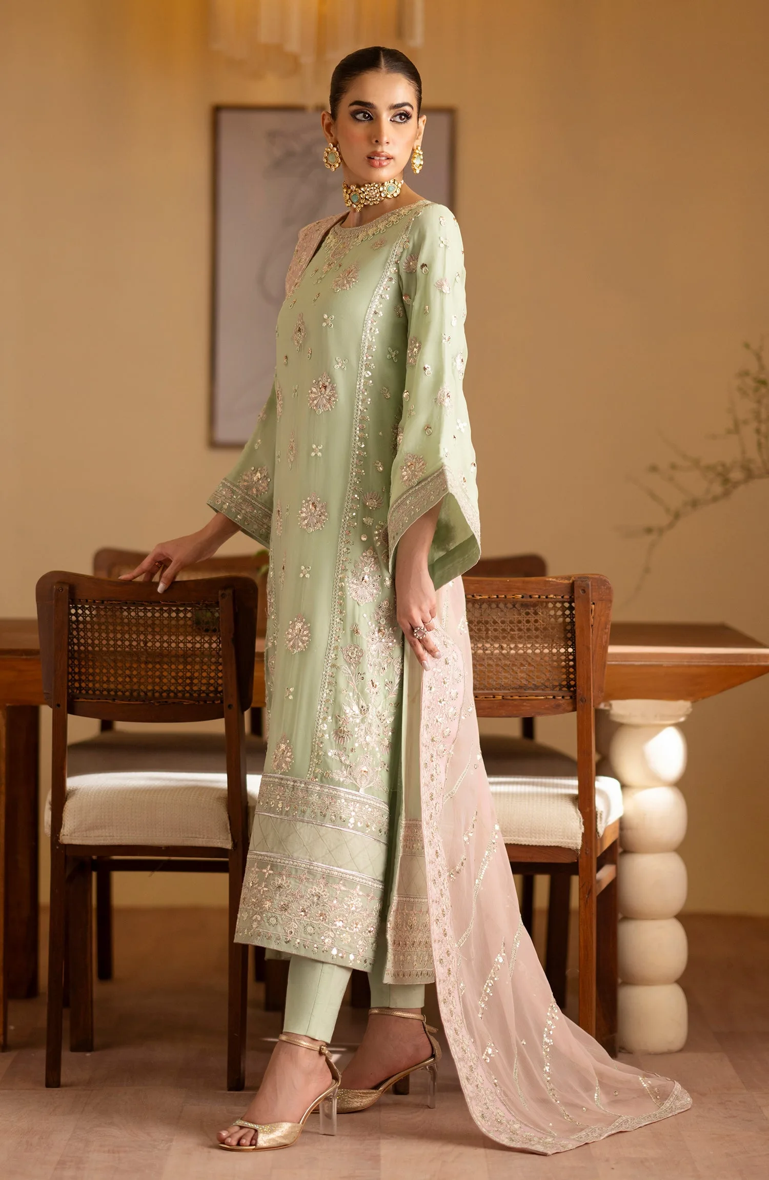 Emaan Adeel Najmeh Romansiyyah Embroidered Chiffon Collection 3 Emaan Adeel Najmeh Romansiyyah