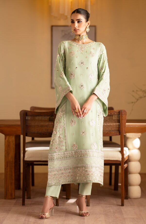 Emaan Adeel Najmeh Romansiyyah Embroidered Chiffon