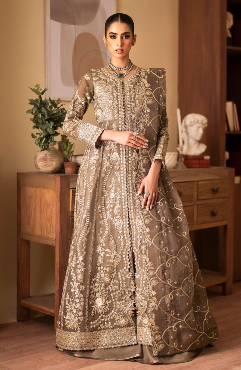 Emaan Adeel Yesra Romansiyyah Embroidered Organza