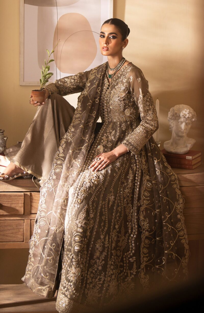 Emaan Adeel Yesra Romansiyyah Embroidered Organza