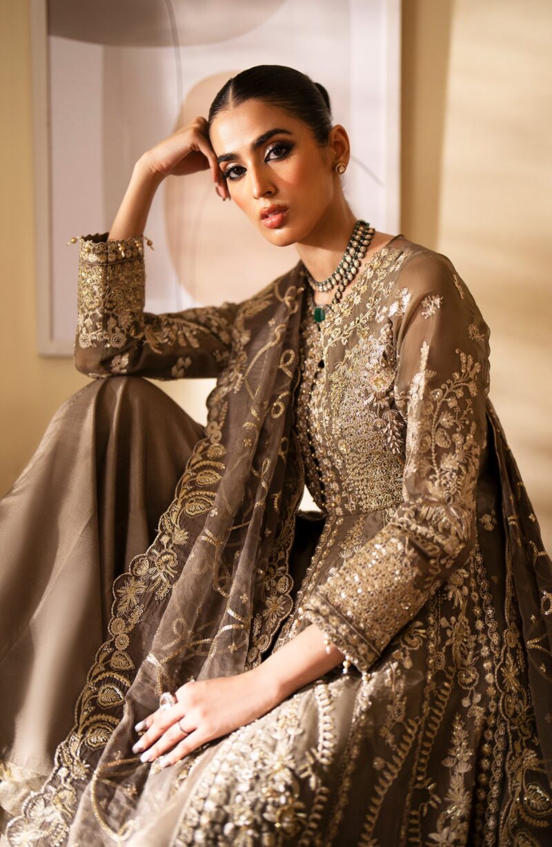 Emaan Adeel Yesra Romansiyyah Embroidered Organza