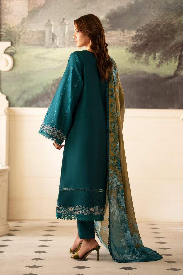 Saad Shaikh D-03 Foret Lumiere Embroidered Dull Silk Collection