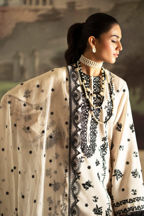 Saad Shaikh D-05 Stellaire Lumiere Embroidered Dull Silk Collection