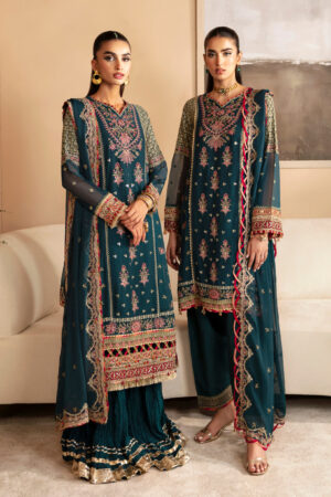 Xenia Rul-24-07 Nehmat Raahi Embroidered Chiffon