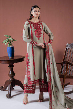 Faiza Faisal - Saffa Winter Embroidered Karandi Collection