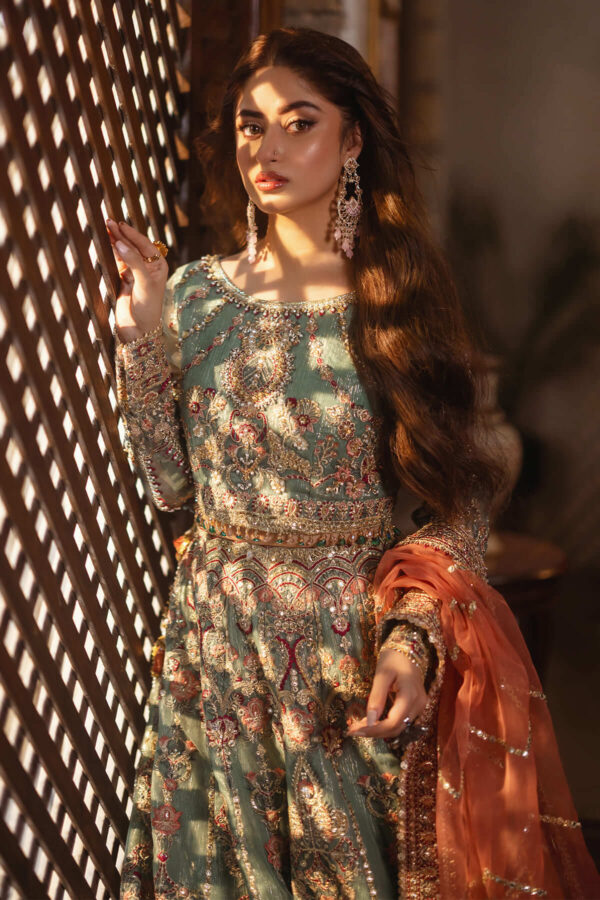 Serene Premium Sb-26 Raqs Sajal Embroidered Organza