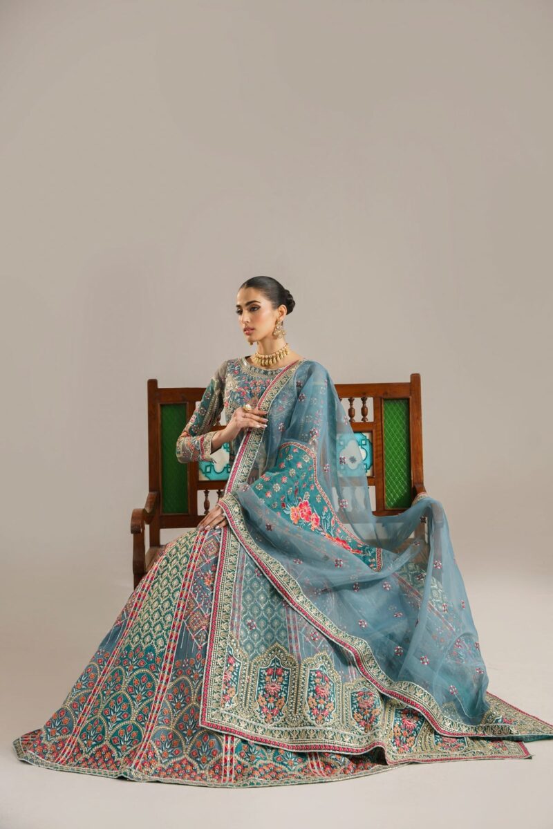 Akbar Aslam Lajwanti Afsana Embroidered Organza