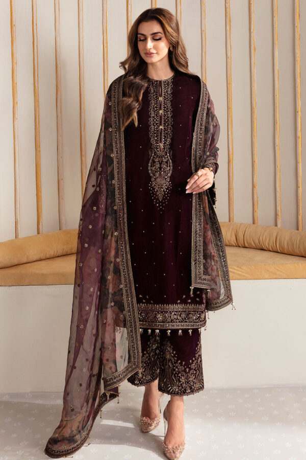 Jazmin Vf-2012 Embroidered Pure Velvet Collection