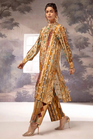 Gul Ahmed Vt-42007 Printed Linen Collection