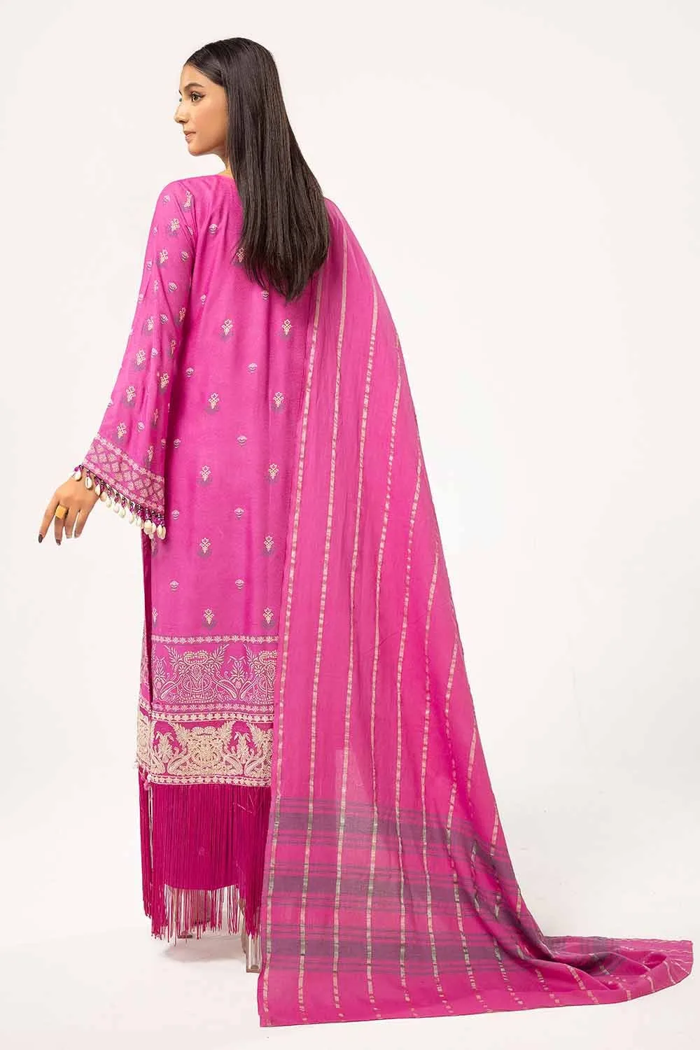 Gul Ahmed Yd-42001 Winter Embroidered Karandi