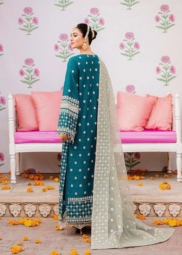 Akbar Aslam Zohra Shadmani Embroidered Raw Silk